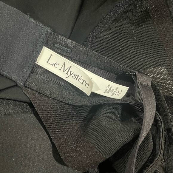 NEW Le Mystere Infinite Edge Black Bodysuit Size 32C - Picture 6 of 10